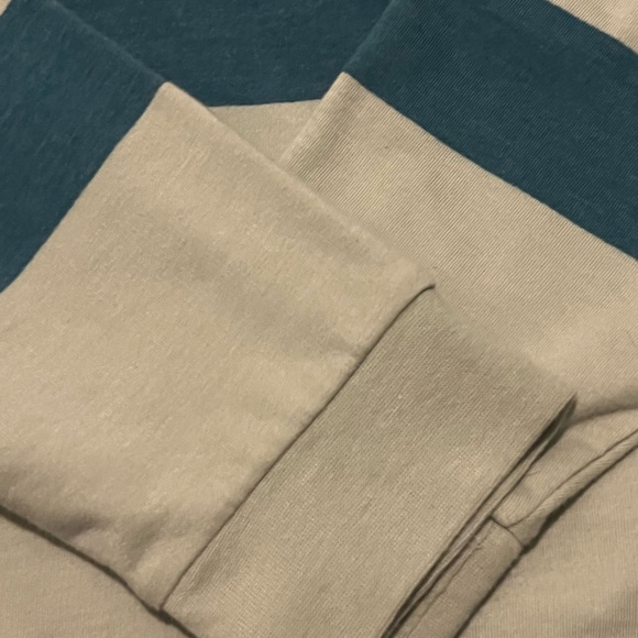 True Craft Blue and Cream Striped Polo - Picture 3 of 4